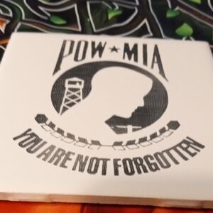 POW MIA Coaster